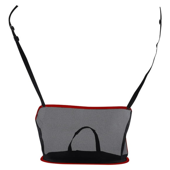 Organisateur de Sac en Filet pour Voiture, Pochette de Rangement pour Bagages Auto, Rouge