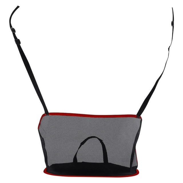 Organisateur de Sac en Filet pour Voiture, Pochette de Rangement pour Bagages Auto, Rouge