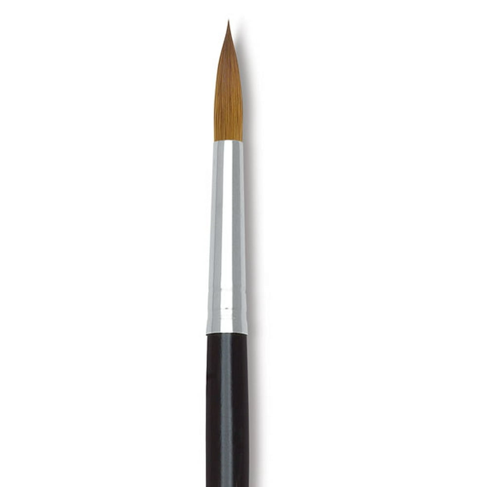 Isabey Pure Kolinsky Sable Brush Full Belly Round, Short Handle, Size