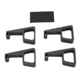 thumbnail image 1 of 4PCS for PS4 Slim Heightening Bracket Heat Dissipation Game Console Horizontal Heighten Holder for PS4 Slim Accessories Black, 1 of 4