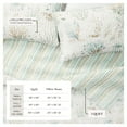 thumbnail image 4 of Great Bay Home Watercolor Coastal Reversible Cotton Twin / Twin XL Quilt Set, 4 of 6