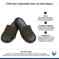 thumbnail image 5 of CTM Boy's Lightweight Open Toe Slide Slippers, 5 of 5