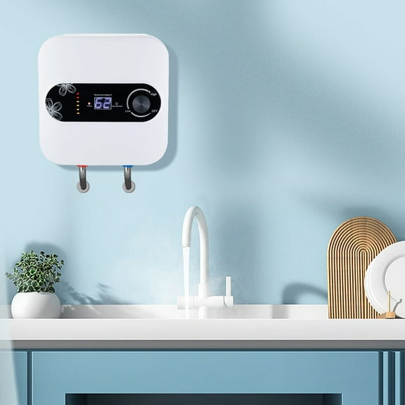 RV 8L 110V Instant Electric Hot Water Heater Shower Compact Mini-Tank Storage