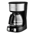 Open Box Gourmia 5 Cup Programmable Drip Coffee Maker with Brew Later