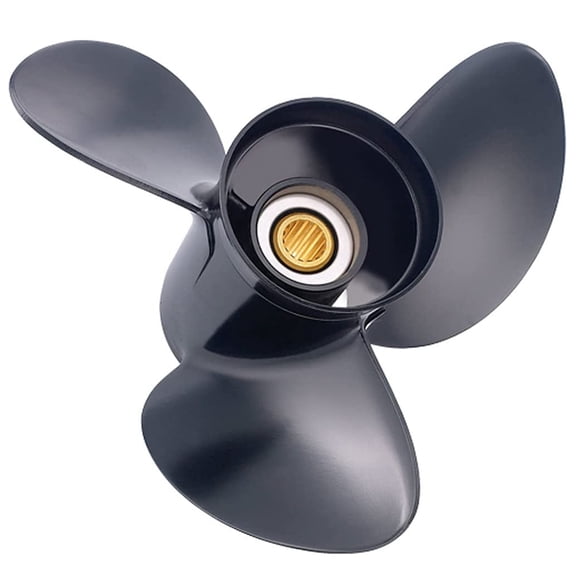 New Aluminum Propeller Compatible With Johnson/Evinrude E-Tec Ho 14 Spline 15 For Years 2011-2020 By 2211-105-11 Diameter 10.5 Pitch 11 Blades 3 Spline Tooth 14 Right Hand Rotation