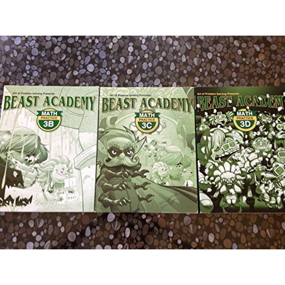 Pre-Owned Art of Problem Solving Beast Academy Math Practice 3B ONLY Paperback