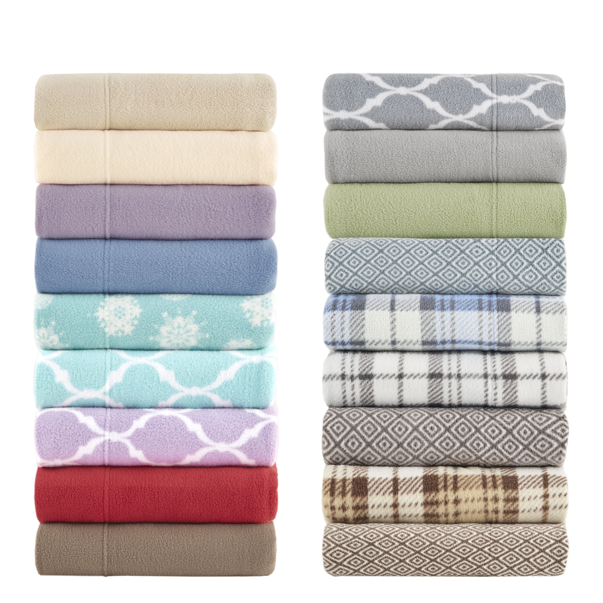 Comfort Classics Micro Fleece Sheet Set, Full, Purple
