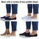 thumbnail image 5 of Calcetines de Mujer con Puntera Reforzada Antideslizante Fino Invisible Forro de Barco Plano Corte Bajo Algodón Casual 3 Pares, 5 of 5