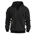 thumbnail image 2 of WELOIJEVBE Men's Fashion Hoodies&Sweatshirts Winter Warm Men's Long Sleeved Hoodie Men's Casual Unique Outdoor Design Solid Color Long Sleeved Hoodie Large Size, 2 of 4