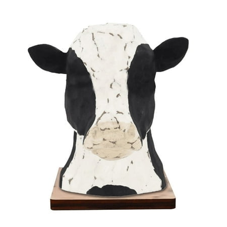 DIU Personality Hobby Lobby Decorative Cow Head Wearing Glasses Frame Bedside Table Or Desk Glasses Frame 1PC Stepmom Ornament Christmas Ornament Bulbs Q Christmas Ornament Retro Ornament Set Bulbs