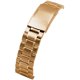 thumbnail image 2 of Correa de acero inoxidable para relojes de hombre y mujer Correa de reloj de acero inoxidable con un solo cierre de presión y codo plano de metal macizo de 16 a 26 mm, 2 of 5