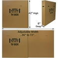 NEW Flat Screen TV Moving Boxes Pack of 2