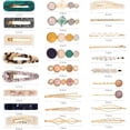 thumbnail image 6 of ZYNERY 30 Pieces Hair Clips, Rhinestone Hair Clips, Metal Hairpin, pearl hair clips, metal vintage hair clips Hair Accessories for Women Girls, 6 of 11