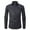 Black, variant on Men's Dress Shirts Button Down Shirts Long Sleeve Solid Color with Turndown Collar White
