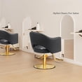 thumbnail image 7 of UBesGoo Barber Chair, Heavy Duty Salon Stool, Hydraulic Pump 360° Swivel, Black Gold, 7 of 7
