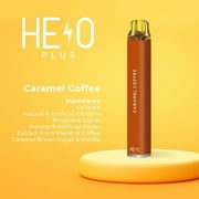 HELO Plus Caffeine Diffuser, Caramel Coffee - 800 puffs | 0% Nicotine, Vegan, Sugar-free, Gluten-free Aromatherapy