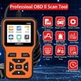 thumbnail image 5 of OBD2 Scanner Diagnostic Tool - Check Engine Light Code Scanner Tool with Reset, DTC, Data Stream, I/M Readiness, Car & Truck Scan Tool for All Vehicles Since 1996, escaner automotriz,Orange, 5 of 8