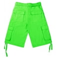 thumbnail image 2 of North 15 Men's Belted Clasic Cargo Pockets Twill Shorts-4550-Lm-32, 2 of 2