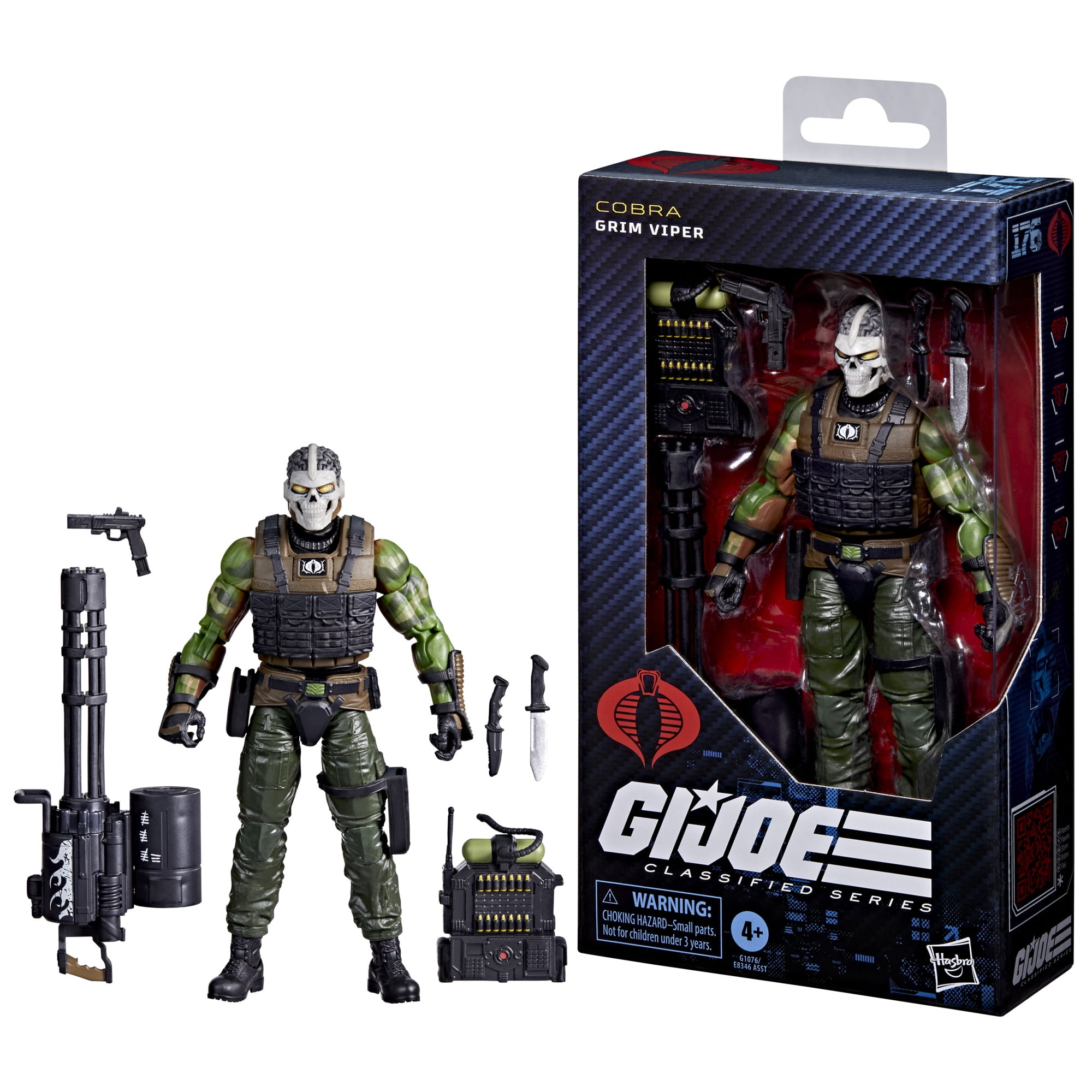 G.I. Joe Classified Series #176, Grim Viper, 6 Inch Action Figure