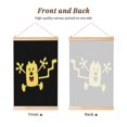 thumbnail image 2 of Wow Wow Wubbzy Poster Canvas Wooden Shaft Hanging Poster Home Decor, Aesthetic Wood Frames Scroll Painting Wall Art for Living Room Bedroom Office 16"X24", 2 of 7