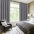 thumbnail image 2 of DWCN Blackout Curtains for Bedroom – Rod Pocket Thermal Insulated Noise Reducing Noise Reducing Drapes for Living Room, W 60 x L 63 Inch, 2 Panels, Grey, 2 of 5