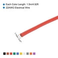thumbnail image 2 of 22 Gauge Silicone Wire 22AWG Stranded Wire Tinned Copper Wire High Temp Wire 10 Color 1.5m/4.92ft 10pcs, 2 of 6