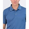 thumbnail image 3 of Real Essentials 3 Pack: Men's Quick-Dry Short Sleeve Athletic Performance Polo Shirt (Available In Big & Tall), 3 of 5