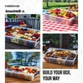 thumbnail image 6 of Farberware Build-a-Board Snackle Box with Locking Bamboo Cutting Board Lid, 11x16 inch, 6 of 9