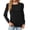 Black, variant on Vmvidoty Pleated Blouses for Women Dressy Casual Tops Business Work Shirts Long Sleeve Crew Neck Summer Outfits Blue S( Women's or Women's Plus )