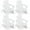 White, variant on Gymax 4PCS Kid Adirondack Rocking Chair Outdoor Solid Wood Slatted seat Backrest White