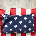 thumbnail image 6 of Backyard Expressions Hanging Hammock Chair - Red, White and Blue - Polyester/Cotton, 6 of 6