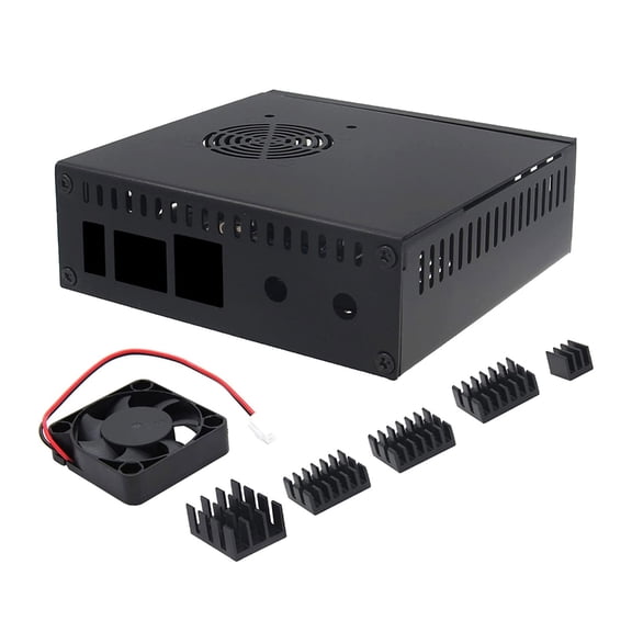 Orange Pi 5 N506 Metal Enclosure Supports M2 SSD 2280 and GPIO Cable Extraction