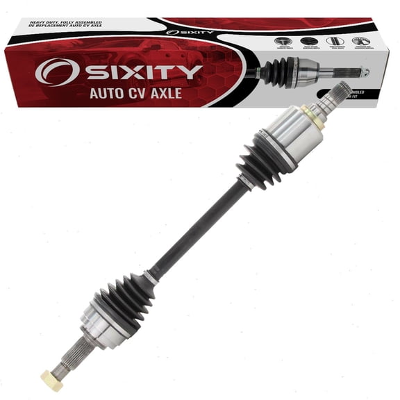 Sixity Front Left CV Axle compatible with Nissan Sentra 2.0L L4 2007-2012 - Driver Side Complete Axle Shaft Assembly