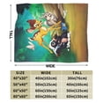 thumbnail image 3 of Bambi Blanket, Super Soft Throw Blanket For Bed Sofa Couch, Cozy Flannel Blanket For Bedroom Livingroom, 40"X30", 3 of 9