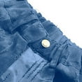 thumbnail image 6 of TOOYOU Girls Jeans Demin Pants Tie Dye Ripped Jeans Big Kids Classics Wide-Leg Pants Comfortable And Fashionable Trousers For Sweet Girls Size 8-9 Years Blue, 6 of 7