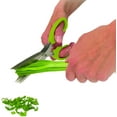 thumbnail image 4 of Starfrit Gourmet - Multi Blade Herb Scissors - 5 Serrated Stainless Steel Blades - Cleaning Tool Included, 4 of 7