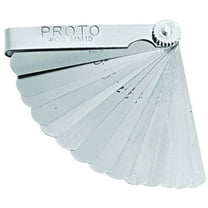 15 Blade Metric Feeler Gauge Set, 1/2" x 3" Blades