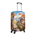 thumbnail image 3 of Balery Luggage Cover Vibrant Field Of Blossoms Print Suitcase Covers for Luggage Elastic Washable Suitcase Protector Fits 18-32 Inch Luggage-Medium, 3 of 9
