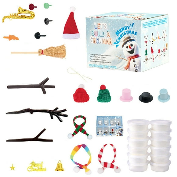 Hearth & Gear Snowman Craft For Kids DIY Holiday Art Project Winter Activity With For Children Making Kids Arts And Crafts Table Arts And Crafts for Kids 4-6 Easter Diy Crafts for Girls Ages 12 - 14