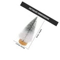 thumbnail image 4 of AURARMLET 4pcs Christmas Decor Prop Tabletop Pine Tree in White Color for Friends Gathering, 4 of 5