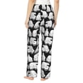 thumbnail image 2 of Bixox Women's Cute Cartoon Polar Bear Patterned Pajama Pants Loungewear, 2 of 5