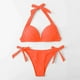 thumbnail image 4 of Traje de baño de 2 piezas para mujer, trajes de baño para mujer, bikini de moda para mujer, conjunto de traje de baño con relleno y efecto push-up., 4 of 6