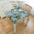 thumbnail image 2 of BANET  Rabbit Bunny Cute Animal Easter Table Cloth Square Tablecloth Anti Wrinkle Table Cover for Dining Kitchen Parties White, 2 of 7