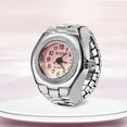 thumbnail image 4 of CC TOY Vintage Punk Elastic Stretchy Quartz Watch Rings for Women Man Lover Pair Watches, 4 of 10