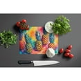thumbnail image 3 of Carolines Treasures DAC1840LCB 15 x 12 in. Colorful Pineapples Glass Cutting Board - Large, 3 of 5