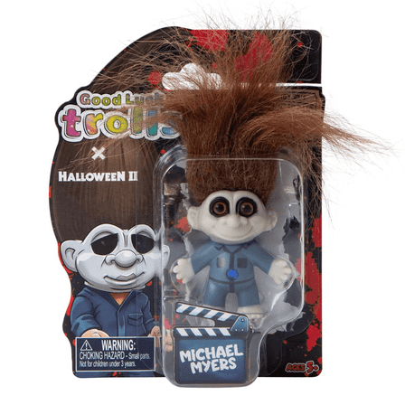 Good Luck Trolls x Halloween II Michael Myers Troll Doll Figure