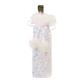 thumbnail image 2 of Teissuly Christmas Decor Wine Bottle Cover Set Plush Coat Dress Toppers Decorative for Christmas Wedding Birthday Holiday Dining Table Decor Teissuly WER202310164709, 2 of 5