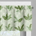 thumbnail image 5 of Ambesonne Retro Valance & Curtain, Palm Leaves Geometric, 55"x45", Olive Green Cream, 5 of 6