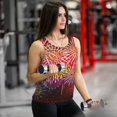 thumbnail image 6 of Hirioo Fireworks for Women's Workout Tank Top Sleeveless Workout Tops Athletic Gym Shirts-Small, 6 of 7