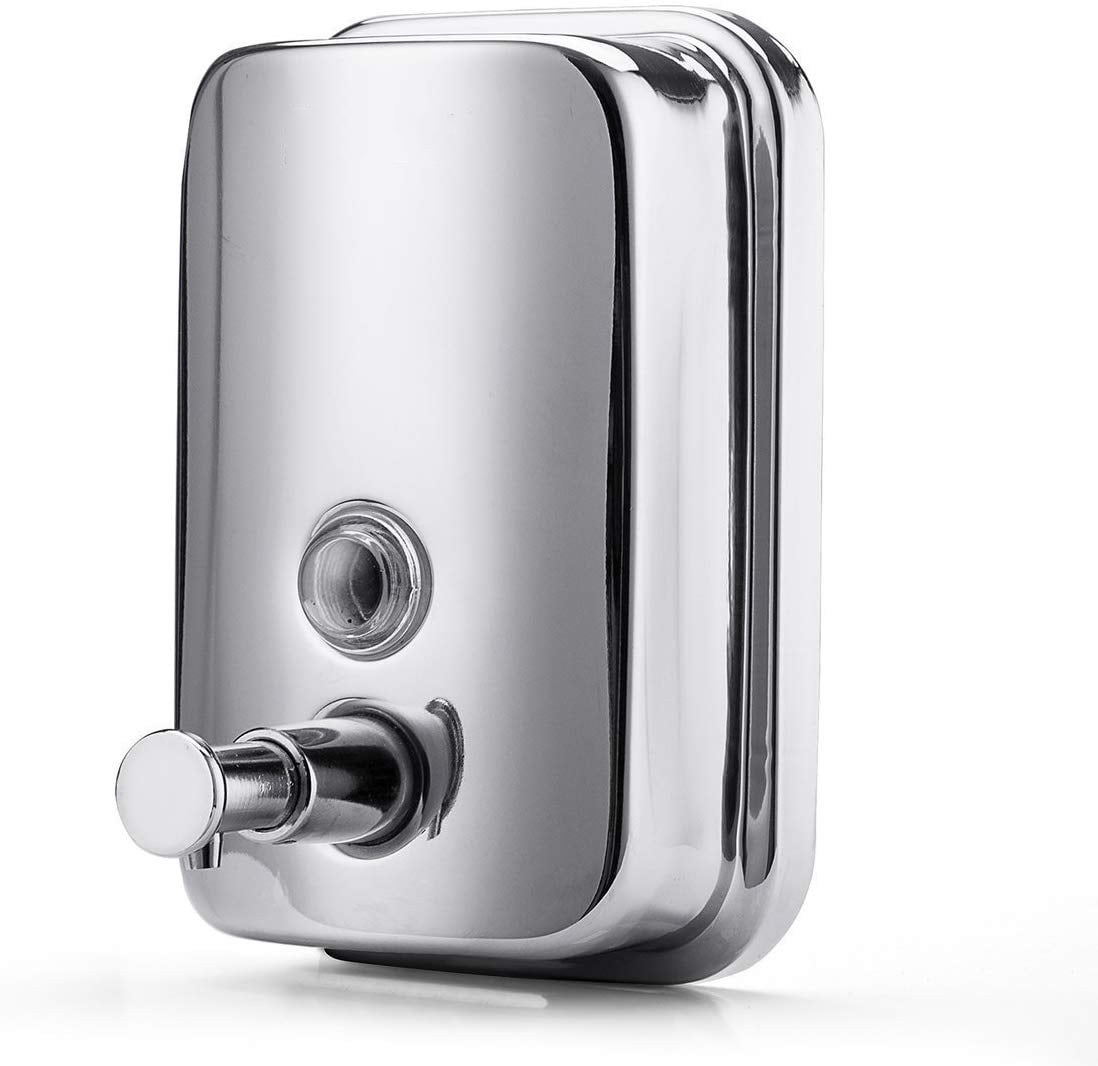 Peroptimist Wall Soap Dispenser with Plastic Canister Anti Rust